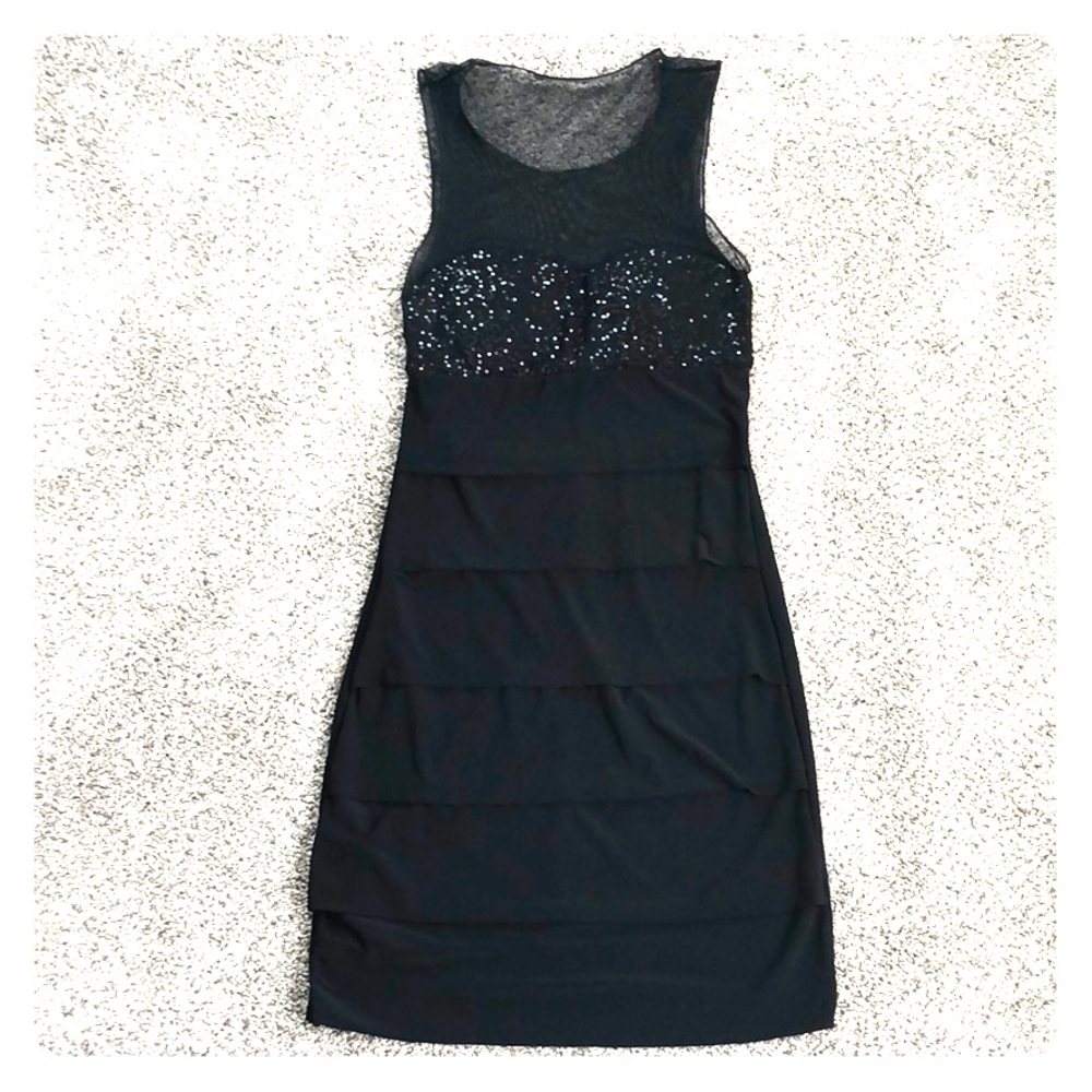 Black semi-formal dress